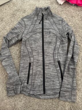 lululemon athletica Heather Gray Full-Zip Define Jacket